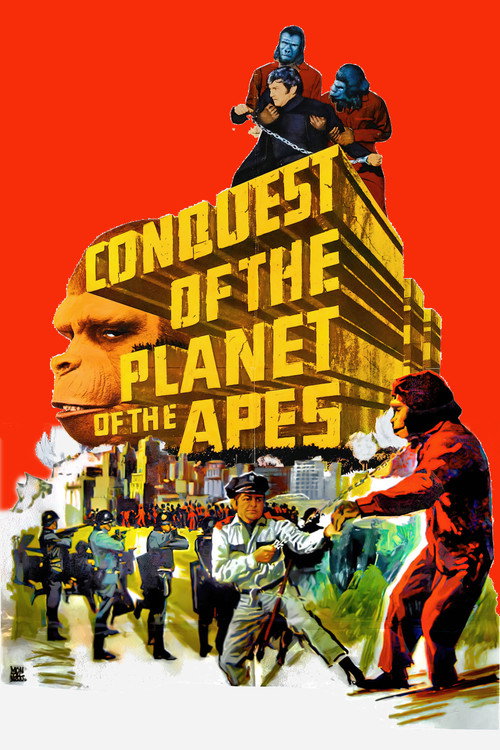 Movie poster for Conquest of the Planet of the Apes (1972)