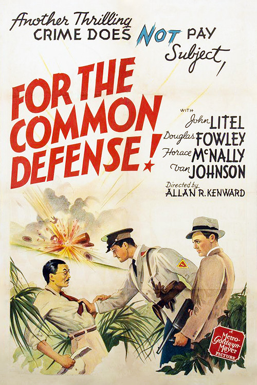 Movie poster for For the Common Defense! (1942)