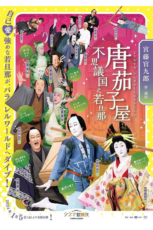 Movie poster for 唐茄子屋 不思議国之若旦那 (2024)