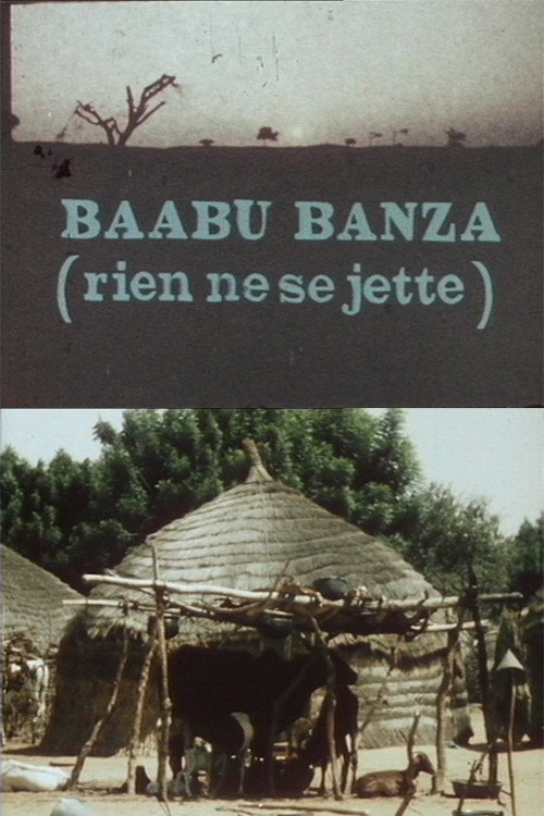 Movie poster for Baabu Banza (nothing gets thrown away) (1985)