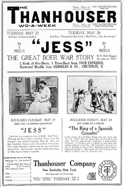 Movie poster for The Ring of a Spanish Grandee (1912)