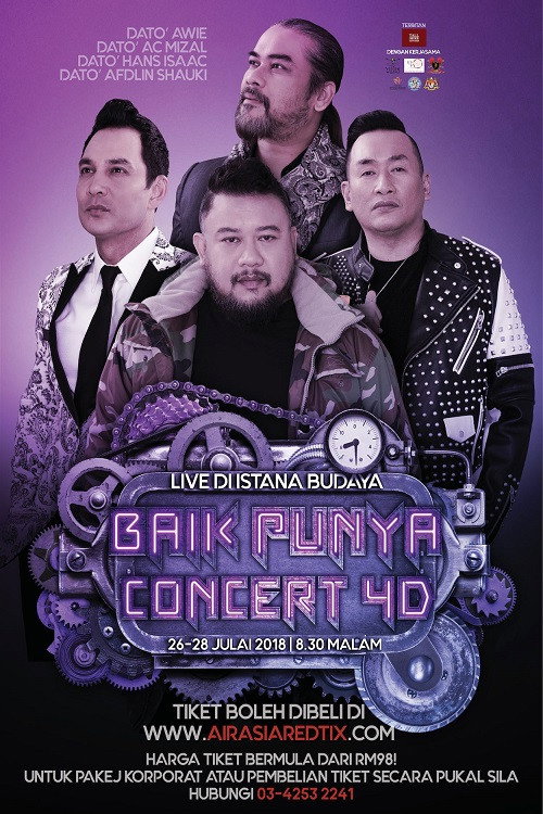 Movie poster for Baik Punya Konsert 4D (2018)