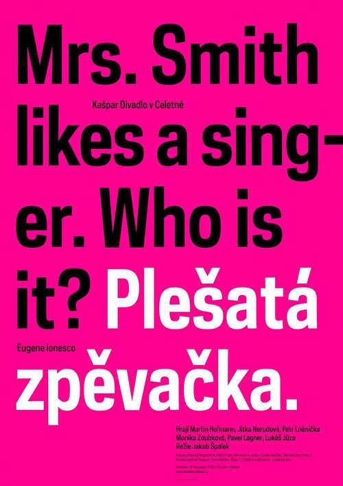Movie poster for Plešatá zpěvačka (2009)