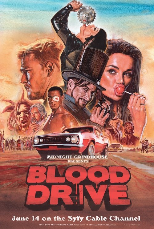 Movie poster for Blood Drive (2017)