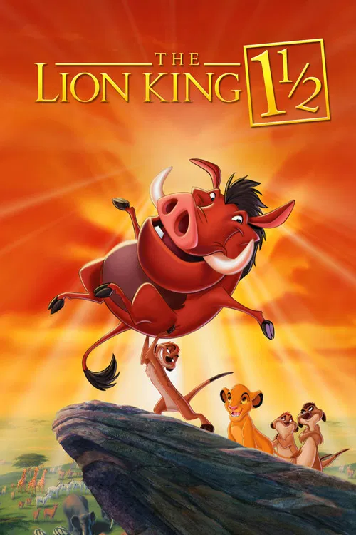 Movie poster for The Lion King 1½ (2004)
