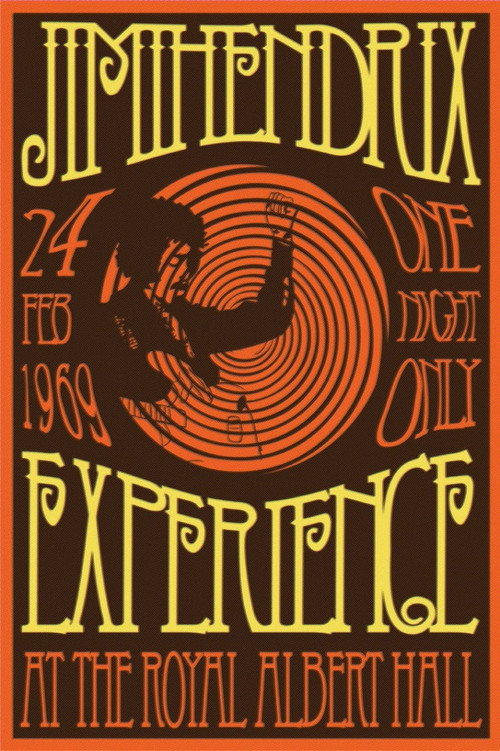 Movie poster for The Jimi Hendrix Experience: Royal Albert Hall (1969)