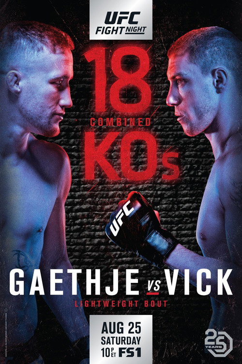 Movie poster for UFC Fight Night 135: Gaethje vs. Vick (2018)
