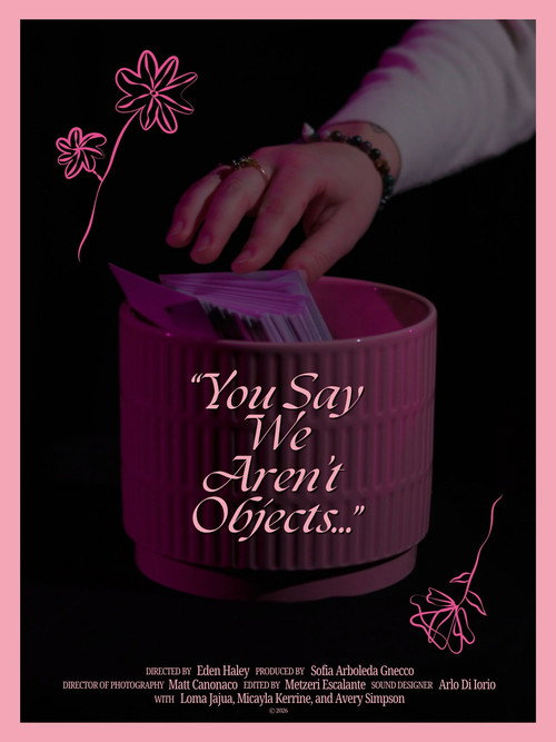 Movie poster for You Say We Aren't Objects... (2026)
