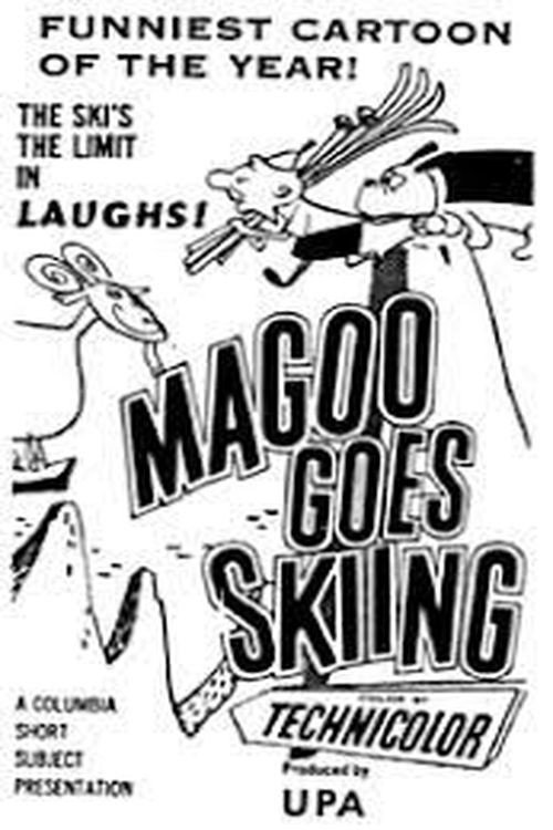Movie poster for Magoo Goes Skiing (1954)