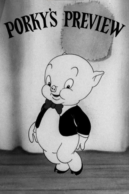 Movie poster for Porky's Preview (1941)