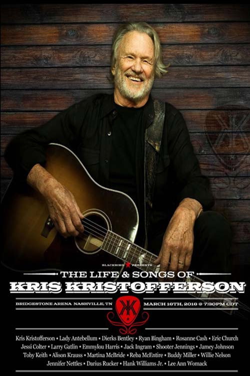 Movie poster for Kris Kristofferson: Life & Songs (2025)