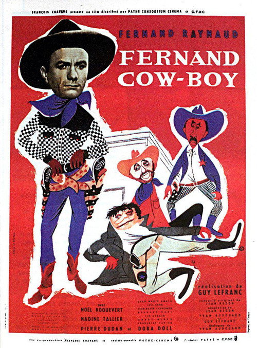 Movie poster for Fernand cow-boy (1956)