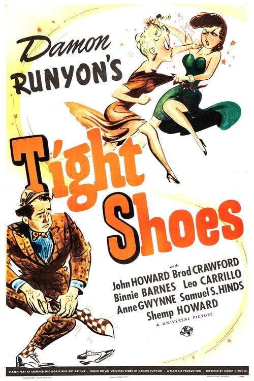 Movie poster for Tight Shoes (1941)