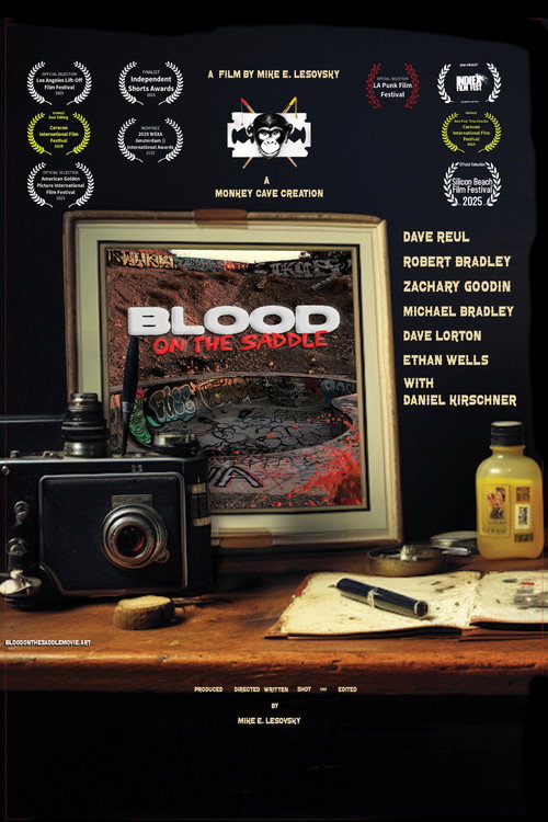 Movie poster for Blood On The Saddle