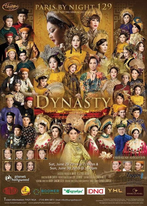 Movie poster for Paris By Night 129 - Dynasty (2019)