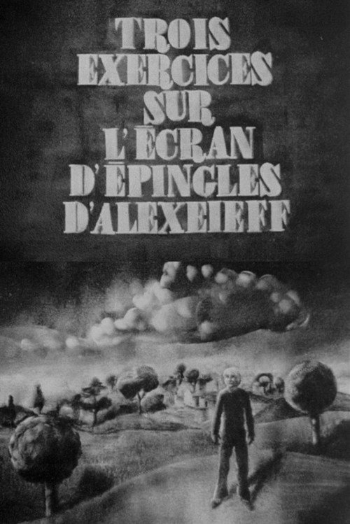 Movie poster for Trois exercices sur l'écran d'épingles d'Alexeieff (1974)