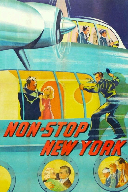 Movie poster for Non-Stop New York (1937)