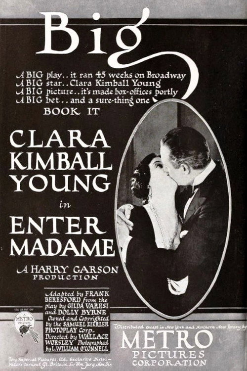 Movie poster for Enter Madame (1922)