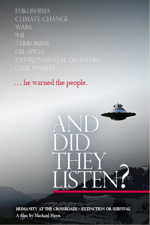 Movie poster for And Did They Listen? (2015)