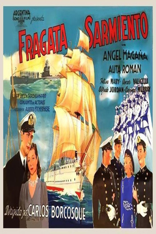 Movie poster for Fragata Sarmiento (1940)