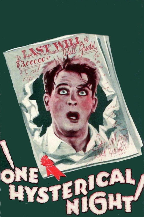 Movie poster for One Hysterical Night (1929)