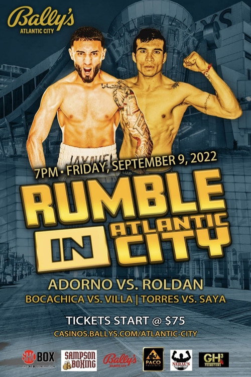 Movie poster for Joseph Adorno vs. Hugo Alberto Roldan (2022)