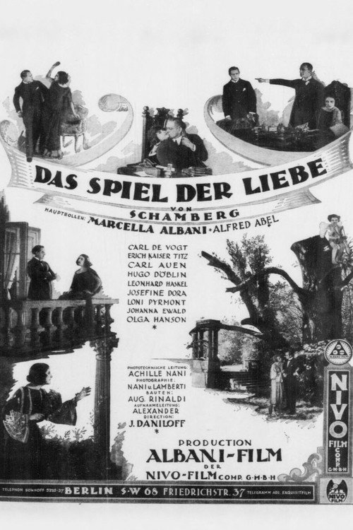 Movie poster for Das Spiel der Liebe (1924)
