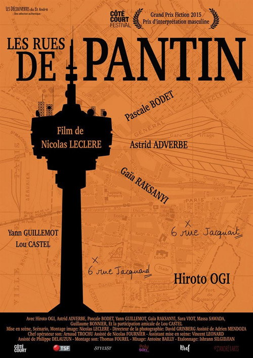Movie poster for Les rues de Pantin (2016)