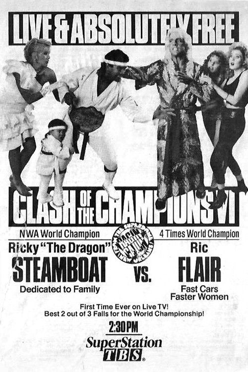 Movie poster for NWA Clash of The Champions VI: Ragin' Cajun (1989)
