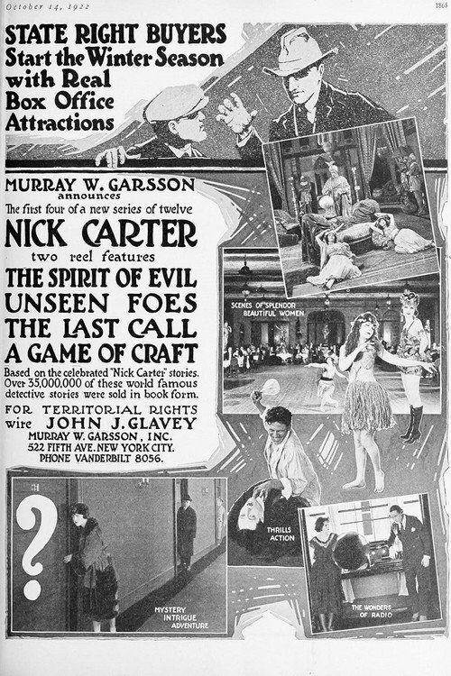 Movie poster for The Last Call (1922)