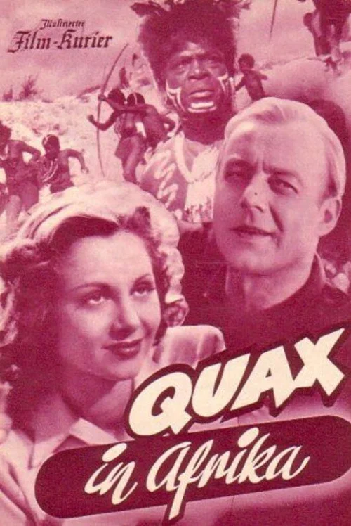 Movie poster for Quax in Afrika (1947)