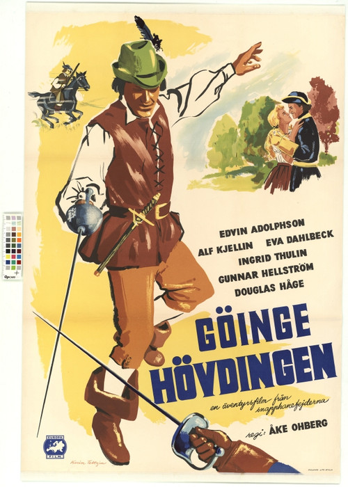 Movie poster for Göingehövdingen (1953)
