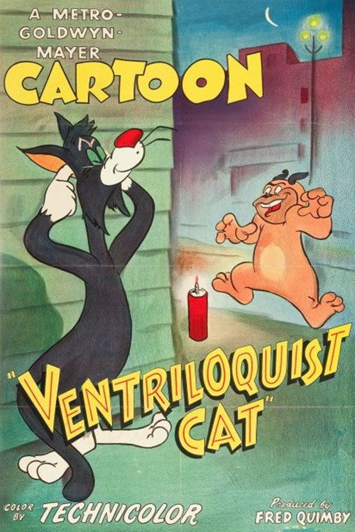 Movie poster for Ventriloquist Cat (1950)