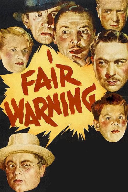 Movie poster for Fair Warning (1937)