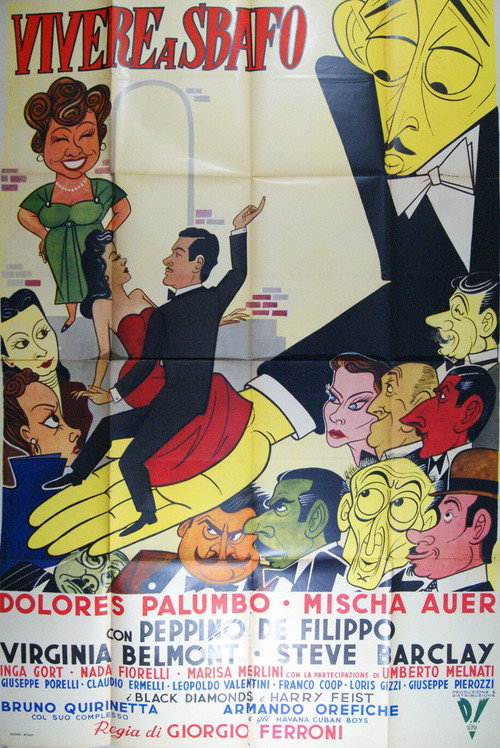 Movie poster for Vivere a sbafo (1950)