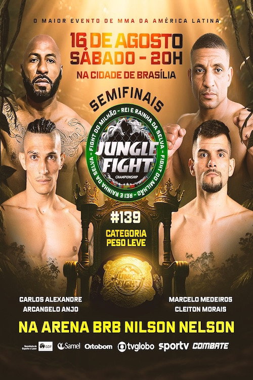 Movie poster for Jungle Fight 139: Fight of the Million Semifinals (2025)