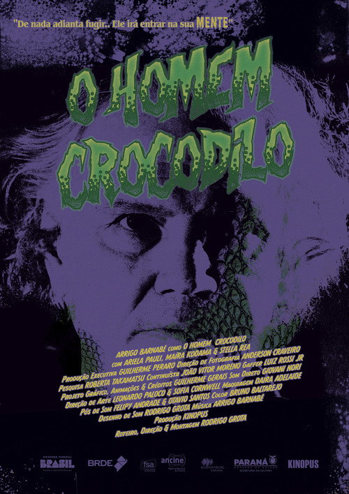 Movie poster for O Homem Crocodilo (2023)