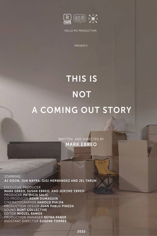Movie poster for This is Not A Coming Out Story (2022)