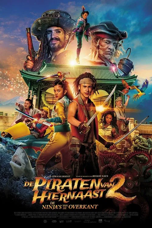 Movie poster for Pirates Down the Street II: The Ninjas from Across (2022)