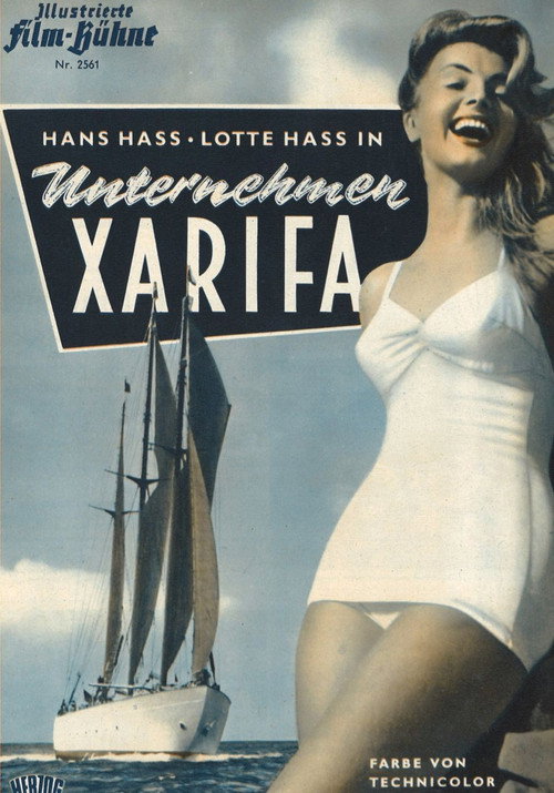Movie poster for Under the Carribean (1954)