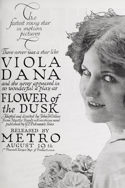 Movie poster for Flower of the Dusk (1918)