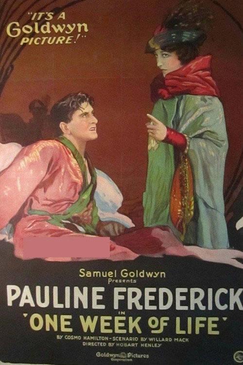 Movie poster for One Week of Life (1919)