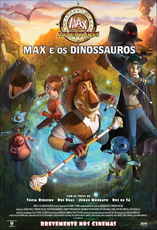 Movie poster for Max Adventures in Dinoterra (2013)