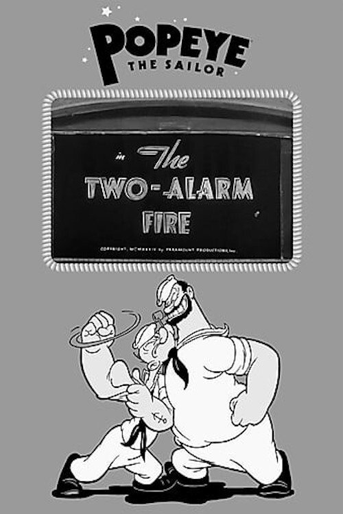 Movie poster for The Two-Alarm Fire (1934)