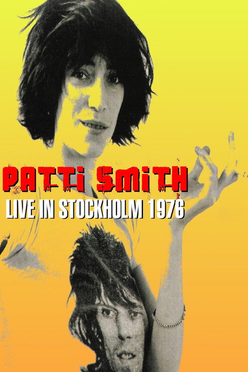Movie poster for Patti Smith Live in Stockholm 1976 (1977)