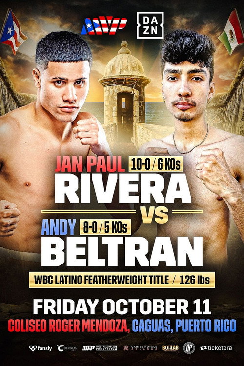 Movie poster for Jan Paul Rivera vs. Andy Beltran (2024)