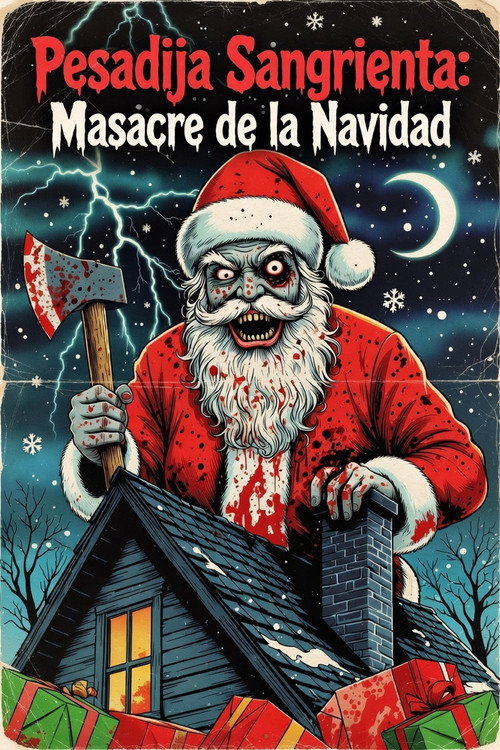 Movie poster for Bloody Nightmare: Christmas massacre (2014)