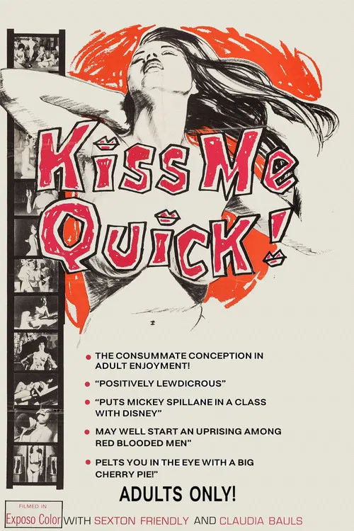 Movie poster for Kiss Me Quick! (1964)