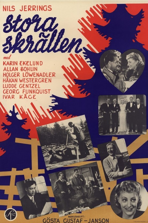Movie poster for Stora skrällen (1943)