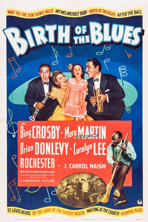 Movie poster for Birth of the Blues (1941)